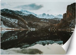 Feeby Fototapeta, Jezioro w górach natura - 100x70 1