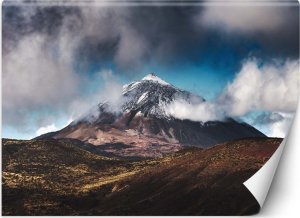 Feeby Fototapeta, Górski szczyt w chmurach - 100x70 1