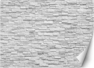 Feeby Fototapeta, Mur z białych kamieni - 200x140 1