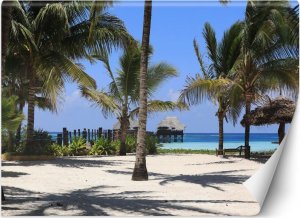 Feeby Fototapeta, Palmy rajska plaża - 150x105 1
