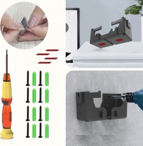 JYS Uchwyt Mocowanie Na Ścianę Ściana Do Nintendo Switch / Switch Oled / Switch Lite / Steam Deck + Akcesoria / Ns247 4