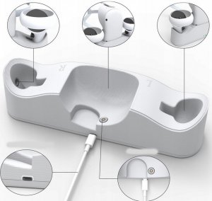 JYS Ładowarka Stacja Dokująca Stojak + Akumulatory Do Oculus Quest 2 / Jys-oc003 5