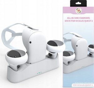 JYS Ładowarka Stacja Dokująca Stojak + Akumulatory Do Oculus Quest 2 / Jys-oc003 7