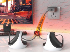 JYS Uchwyt Mocowanie Do Playstation 5 / Ps5 Na 2x Pad Vr2 / Słuchawki / P5160 9