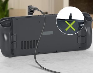 JYS Zestaw Do Steam Deck / Nintendo Switch Oled / Osłony Na Joystick + Adapter Na 2x Type-c + Stojak / Jys-sd015 4