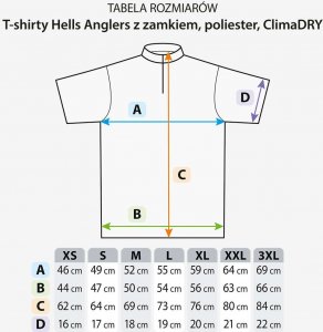 Dragon T-Shirt Dragon Hells Anglers (Z Zamkiem) SUM L czarno-pomarańcz. 2