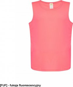 JHK SPORTARBM - T-shirt sportowy - fuksja fluorescencyjny L 4