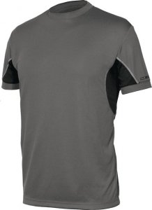 INDUSTRIAL STARTER IS-8820B - T-shirt Extreme z szybkoschnącego materiału o wysokiej oddychalności, 100% dzianina poliestrowa wysokiej jakości - szary L 1