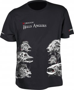 Dragon T-Shirt Dragon Hells Anglers MIX XXXL czarny (GLOW) 1