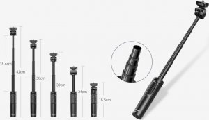 Monopod Ulanzi Statyw Monopod + Pilot Focus Zoom Do Aparatu Canon Sony Nikon / Ulanzi Rmt-01 5