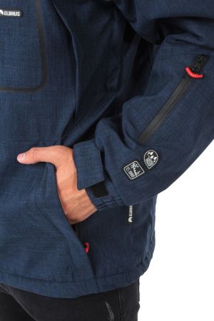 Kurtka męska Elbrus Kurtka Męska NOAM NAVY MELANGE/RED ORANGE r. XL 7