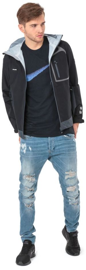 Kurtka męska Elbrus Kurtka męska Mileson Protection System 10 000 Black/Moon Grey r. M 13