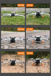 SunnyLife Nóżki Nogi Podwozie Do Lądowania Dla Drona Dji Mini 3 / Mm3-lg551-gy 5