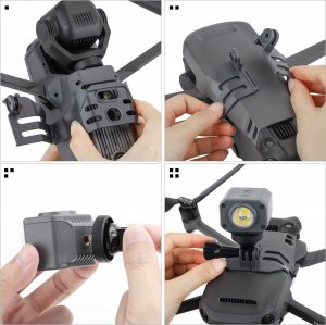 SunnyLife Mocowanie Uchwyt Do Kamer Gopro / Sjcam / Xiaomi / Insta360 / Sony + Gwint 1/4"" Na Drona Dji Mavic 3 / 3 Pro / 3 Classic / Gz580-gy 11