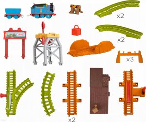 Fisher Price Zestaw z lokomotywš z napędem Tomek i Przyjaciele, Tomek 3