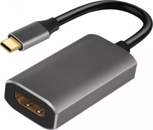 Adapter USB iBOX IACF4K USB-C - HDMI Szary  (iacfak) 1