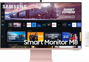 Monitor Samsung Smart M80C Pink (LS32CM80PUUXEN) 1