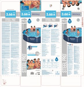 Bestway Basen ze stelażem 366x76 (B56706) 13