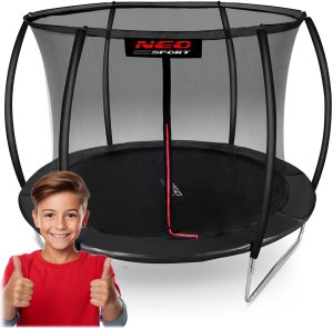 Trampolina ogrodowa Neo-Sport NS-10C231 z siatką wewnętrzną 10 FT 312 cm 2