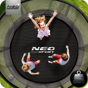 Trampolina ogrodowa Neo-Sport NS-10C231 z siatką wewnętrzną 10 FT 312 cm 3