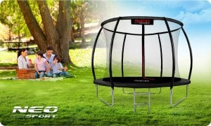Trampolina ogrodowa Neo-Sport NS-08C231 z siatką wewnętrzną 8.5 FT 252 cm 9