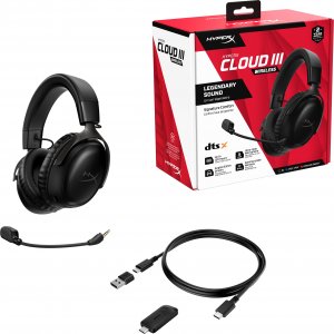 Słuchawki HyperX Cloud III Wireless Czarne (77Z45AA) 2