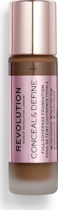 Makeup Revolution Makeup Revolution, Conceal & Define, Oil Free, Cream Foundation, F 15, 23 ml For Women 1