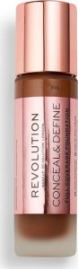 Makeup Revolution Makeup Revolution, Conceal & Define, Oil Free, Cream Foundation, F 15, 23 ml For Women 2