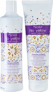 Fanola Set : No Yellow Spice Collection, Hair Treatment Cream Mask, For Neutralisation Of Yellow Tones, 300 ml + No Yellow Spice Collection, Hair Shampoo, For Neutralisation Of Yellow Tones, 350 ml For Women 2