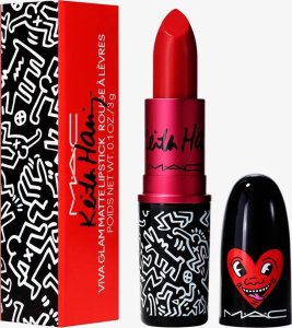 MAC MAC, Viva Glam X Keith Haring, Longwear, Cream Lipstick, Red Haring, 3 g For Women 2