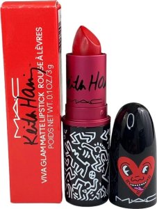 MAC MAC, Viva Glam X Keith Haring, Longwear, Cream Lipstick, Red Haring, 3 g For Women 3
