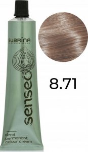 Subrina Professional Subrina Professional, Senseo, Ammonia-Free, Demi-Permanent Hair Dye, 8/71 Light Blonde Ash Chestnut, 60 ml For Women 2