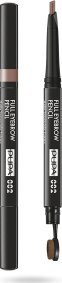 Pupa Pupa, Full, Paraben-Free, Definer, Double-Ended, Eyebrow Cream Pencil & Brush 2-In-1, 002, Brown, 0.2 g For Women 1