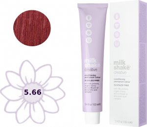 Milk Shake Milk Shake, Creative, SLS/SLES-Free, Permanent Hair Dye, 5.665RR Intense Red Dark Blond, 100 ml For Women 1