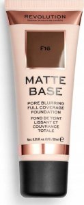 Makeup Revolution Makeup Revolution, REVOLUTION, Vegan, Matte Finish, Liquid Foundation, F 16, 28 ml For Women 1