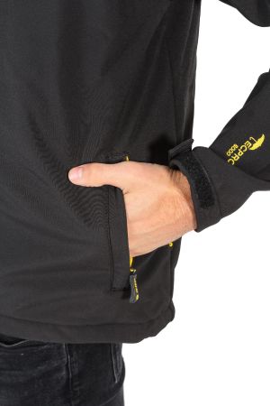Kurtka męska Hi-Tec Męski Softshell Larry III Black/Bright Yellow r. L 9