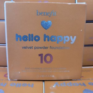 Benefit Benefit, Hello Happy Velvet, Mattifying, Compact Foundation, 10, Dark, 7 g For Women 1