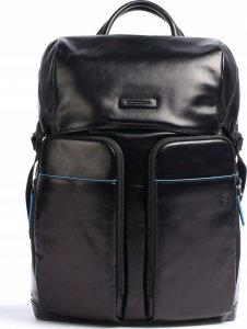 Piquadro Piquadro, Blue Square, Leather, Backpack, Black, Laptop Compartiment, CA5578B2V, For Men, 30 x 42 x 15 cm For Men 1