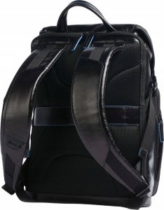 Piquadro Piquadro, Blue Square, Leather, Backpack, Black, Laptop Compartiment, CA5578B2V, For Men, 30 x 42 x 15 cm For Men 2