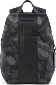 Piquadro Piquadro, Brief 2, Nylon And Leather, Backpack, Camor, Laptop And iPad Compartment, CA5478BR2, Unisex, 30 x 41 x 13 cm Unisex 1