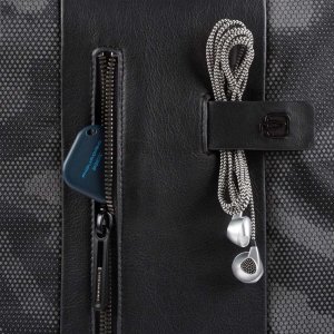 Piquadro Piquadro, Brief 2, Nylon And Leather, Backpack, Camor, Laptop And iPad Compartment, CA5478BR2, Unisex, 30 x 41 x 13 cm Unisex 2