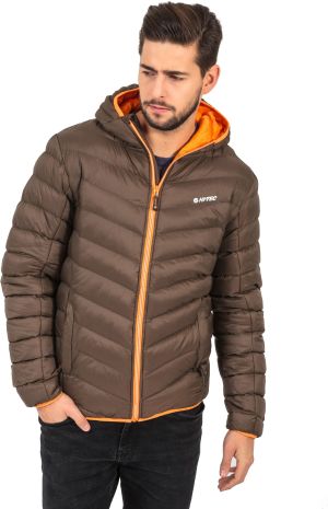 Kurtka męska Hi-Tec Kurtka puchowa męska Sorne Army/Pumpkin r. M 3