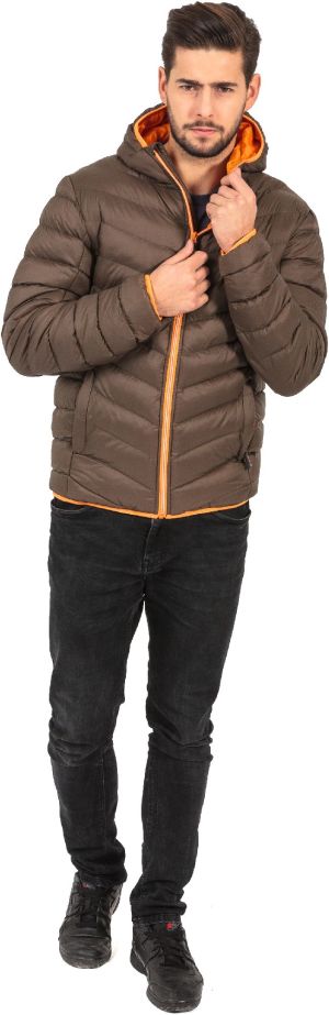 Kurtka męska Hi-Tec Kurtka puchowa męska Sorne Army/Pumpkin r. M 5