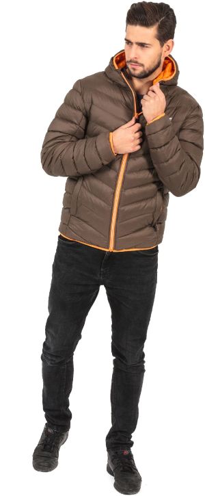 Kurtka męska Hi-Tec Kurtka puchowa męska Sorne Army/Pumpkin r. M 6