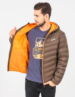 Kurtka męska Hi-Tec Kurtka puchowa męska Sorne Army/Pumpkin r. M 9