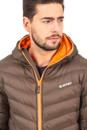 Kurtka męska Hi-Tec Kurtka puchowa męska Sorne Army/Pumpkin r. M 10