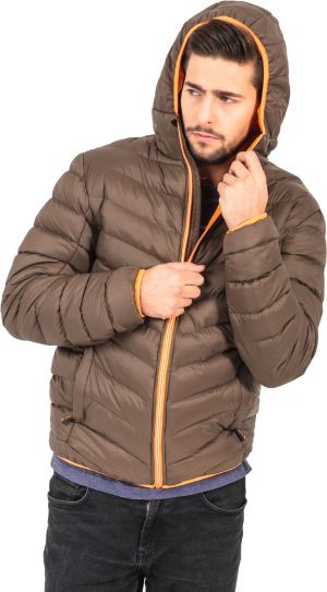 Kurtka męska Hi-Tec Kurtka puchowa męska Sorne Army/Pumpkin r. M 14