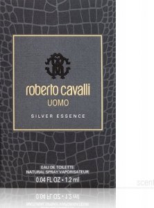 Roberto Cavalli Roberto Cavalli, Uomo Silver Essence, Eau De Toilette, For Men, 1.2 ml *Vial For Men 1