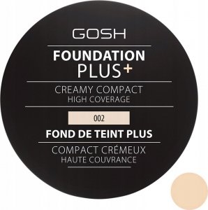Gosh Gosh, Plus, Compact Foundation, 002, Ivory, 9 g For Women 1