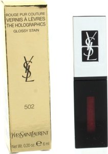 Yves Saint Laurent Yves Saint Laurent, Vernis A Levres The Holographics, Liquid Lipstick, No.502, Electric Burgundy, 6 ml For Women 1